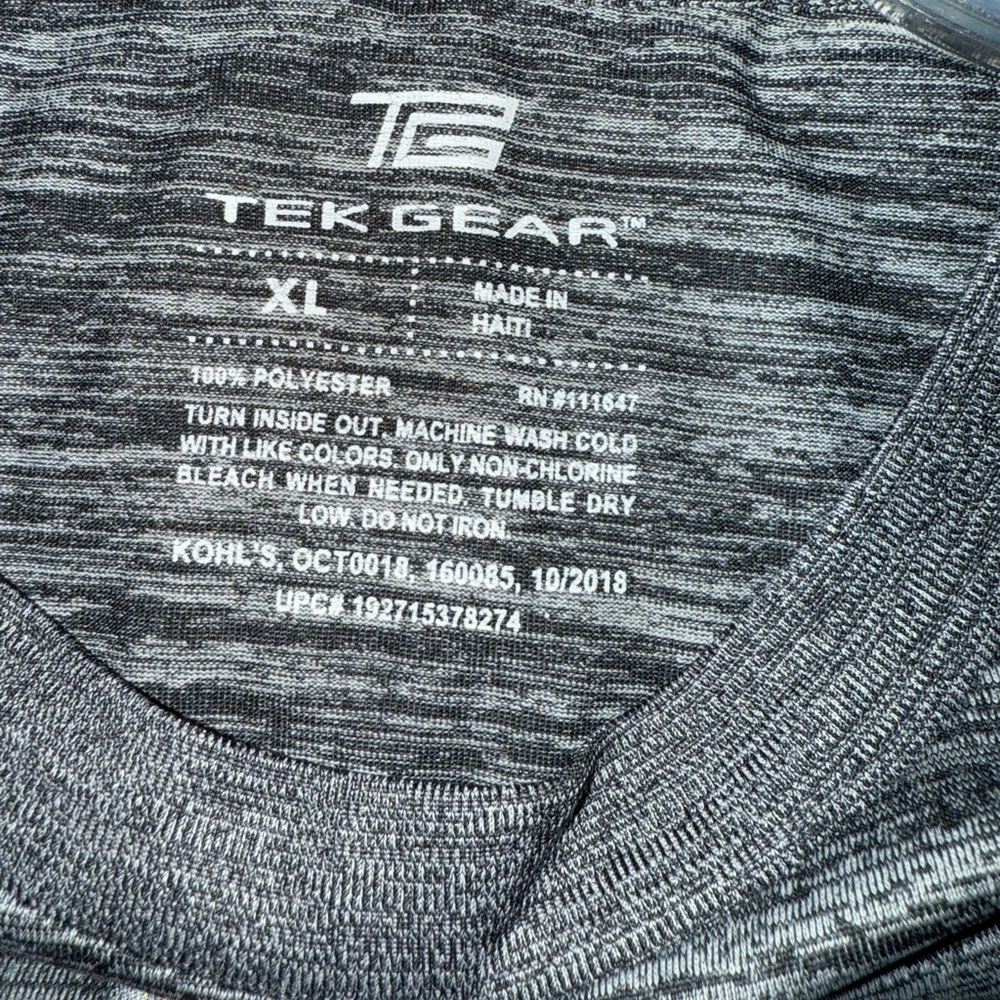 Tek Gear Charcoal Baseball Graphic Kids Tee - Picture 3 of 6